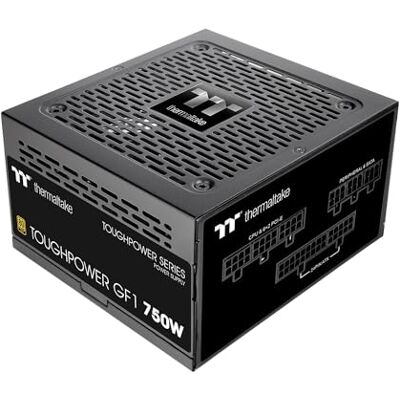 Thermaltake GF1 (2024) Fuente de alimentación ATX Totalmente Modular de 750 W 80 Plus Gold Ultra Silencioso Zero RPM, PS-TPD-0750FNFAGU-P Thermaltake GF1 (2024) Fuente de alimentación ATX Totalmente Modular de 750 W 80 Plus Gold Ultra Silencioso Zero RPM, PS-TPD-0750FNFAGU-P