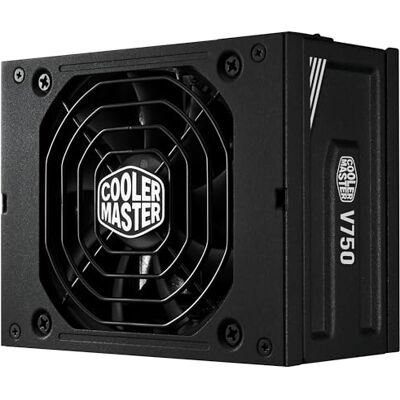 Cooler Master V750 SFX Gold ATX 3.1 PSU, Enchufe UE 750W 80 Plus Gold, Fuente de Alimentación Totalmente Modular, SFF/Mini-ITX, Ventilador FDB 92mm, Cable PCIe 5.1, Soporte SFX a ATX Cooler Master V750 SFX Gold ATX 3.1 PSU, Enchufe UE 750W 80 Plus Gold, Fuente de Alimentación Totalmente Modular, SFF/Mini-ITX, Ventilador FDB 92mm, Cable PCIe 5.1, Soporte SFX a ATX