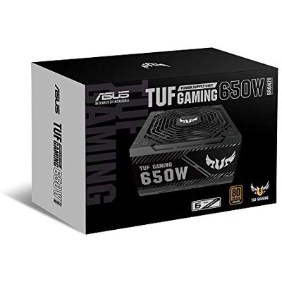 Asus TUF-GAMING-650B alimentatore per computer 650 W 20+4 pin ATX ATX Nero ( TUF-GAMING-650B POWER SUPPLY,ATX12V / EPS12V 80PLUS BRONZE 650WATT) Asus TUF-GAMING-650B alimentatore per computer 650 W 20+4 pin ATX ATX Nero ( TUF-GAMING-650B POWER SUPPLY,ATX12V / EPS12V 80PLUS BRONZE 650WATT)