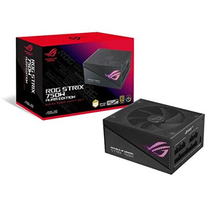 Asus ROG Strix 750W Gold Aura Edition Fuente de alimentación modular (80+ Gold, ATX 3.0, Lambda A++, compatible con PCIe Gen 5.0, ventilador Axial-tech, Aura Sync, 10 años de garantía) Asus ROG Strix 750W Gold Aura Edition Fuente de alimentación modular (80+ Gold, ATX 3.0, Lambda A++, compatible con PCIe Gen 5.0, ventilador Axial-tech, Aura Sync, 10 años de garantía)