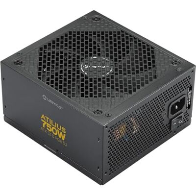 Unykach ATILIUS 750W Fuente de Alimentación ATX 3.1 PCIe 5.1 Cybenetics Gold – Full Modular PSU Gaming Silenciosa Unykach ATILIUS 750W Fuente de Alimentación ATX 3.1 PCIe 5.1 Cybenetics Gold – Full Modular PSU Gaming Silenciosa