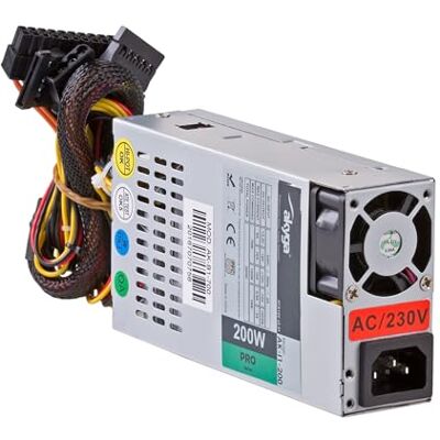 AKYGA AK-I1-200 Fuente de alimentación (200 W, Ventilador silencioso de 40 mm), Color Gris AKYGA AK-I1-200 Fuente de alimentación (200 W, Ventilador silencioso de 40 mm), Color Gris