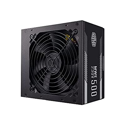 Cooler Master MWE 500 White 230V V2 Fuente de Alimentación, Enchufe UE 80 PLUS 230V Certificado UE, Ventilador Silencioso 120 HDB, Circuito CC a CC + LLC con Raíl Único de +12V 3 Años de Garantía Cooler Master MWE 500 White 230V V2 Fuente de Alimentación, Enchufe UE 80 PLUS 230V Certificado UE, Ventilador Silencioso 120 HDB, Circuito CC a CC + LLC con Raíl Único de +12V 3 Años de Garantía