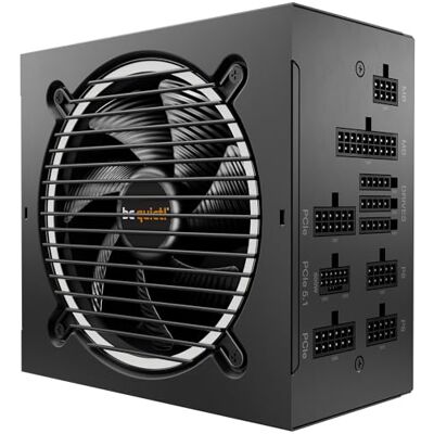 be quiet! Pure Power 12 M 1200W, Compatible con ATX 3.1 y PCIe 5.1, 80 Plus Gold, Fuente de alimentación Modular, Cable 12V-2x6 Incluido, Ventilador de 120 mm, BN346 be quiet! Pure Power 12 M 1200W, Compatible con ATX 3.1 y PCIe 5.1, 80 Plus Gold, Fuente de alimentación Modular, Cable 12V-2x6 Incluido, Ventilador de 120 mm, BN346