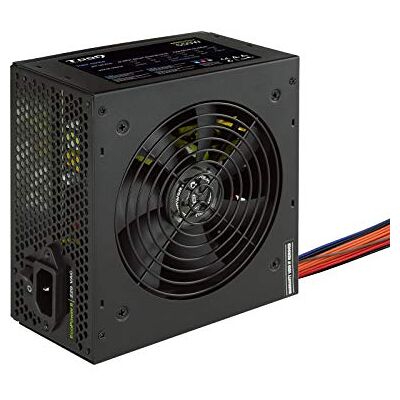 TOOQ TQEP-550SP Fuente de Alimentación Ecopower II de 550W con PFC Pasivo, Ventilador silencioso de 120mm con control automático de velocidad, negro TOOQ TQEP-550SP Fuente de Alimentación Ecopower II de 550W con PFC Pasivo, Ventilador silencioso de 120mm con control automático de velocidad, negro