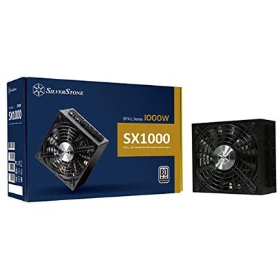 Silverstone SX1000 Platinum, Fuente de alimentación 1000W SFX-L Totalmente Modular 80 Plus Platinum, SST-SX1000-LPT V1.1 Silverstone SX1000 Platinum, Fuente de alimentación 1000W SFX-L Totalmente Modular 80 Plus Platinum, SST-SX1000-LPT V1.1