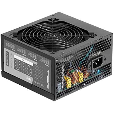 Tacens Anima APIII500, Fuente Alimentación PC ATX 500W, Tecnología SMD 85% Bronze 12V, Ventilador Ultra-silencioso 12cm, Negro Tacens Anima APIII500, Fuente Alimentación PC ATX 500W, Tecnología SMD 85% Bronze 12V, Ventilador Ultra-silencioso 12cm, Negro