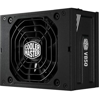 Cooler Master V850 SFX Gold ATX 3.1 PSU, Enchufe UE 850W 80 Plus Gold, Fuente de Alimentación Totalmente Modular, SFF/Mini-ITX, Ventilador FDB 92mm, Cable PCIe 5.1, Soporte SFX a ATX Cooler Master V850 SFX Gold ATX 3.1 PSU, Enchufe UE 850W 80 Plus Gold, Fuente de Alimentación Totalmente Modular, SFF/Mini-ITX, Ventilador FDB 92mm, Cable PCIe 5.1, Soporte SFX a ATX
