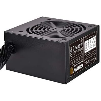 Silverstone SST-ET650-B v1.4 Serie Strider Essential, 650W 80 Plus Bronze ATX PC Fuente de alimentación, 120mm, EPS Dual de 8 Pines con Soporte para múltiples Conectores PCI-E 8/6 Pines Silverstone SST-ET650-B v1.4 Serie Strider Essential, 650W 80 Plus Bronze ATX PC Fuente de alimentación, 120mm, EPS Dual de 8 Pines con Soporte para múltiples Conectores PCI-E 8/6 Pines