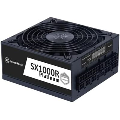Silverstone SST-SX1000R-PL, Cybenetics Platinum, Totalmente Modular, SFX-L, 1000W, SFX12V 4,0, PCIe 5,0 Silverstone SST-SX1000R-PL, Cybenetics Platinum, Totalmente Modular, SFX-L, 1000W, SFX12V 4,0, PCIe 5,0