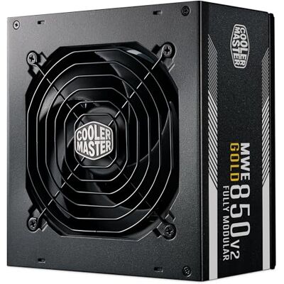 Cooler Master MWE Gold 850 V2 ATX 3.1 Fuente de Alimentación Modular (Plug UE) Soporte ATX 3.1, 80 PLUS Gold 850W, Cableado PCIe5.1, Ventilador HDB 120mm, Alto Umbral de Temperatura, Garantía 5 Años Cooler Master MWE Gold 850 V2 ATX 3.1 Fuente de Alimentación Modular (Plug UE) Soporte ATX 3.1, 80 PLUS Gold 850W, Cableado PCIe5.1, Ventilador HDB 120mm, Alto Umbral de Temperatura, Garantía 5 Años