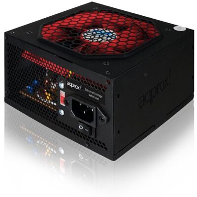 Approx OCZ Technology APP550PS Fuente de alimentación (550 W, 115 230 V, 47 63 Hz, 120 mm, Activo, 20+4 pin ATX), Negro Approx OCZ Technology APP550PS Fuente de alimentación (550 W, 115 230 V, 47 63 Hz, 120 mm, Activo, 20+4 pin ATX), Negro