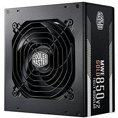 Cooler Master MWE 850 Gold-v2 Completamente modular, administración de cables completamente modular Fuente de alimentación para PC 850W 80 Plus Gold Cooler Master MWE 850 Gold-v2 Completamente modular, administración de cables completamente modular Fuente de alimentación para PC 850W 80 Plus Gold