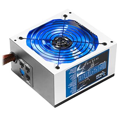 Mars Gaming MARSGAMING MPZE750 Fuente de alimentación gaming para PC (750 W, 80 plus silver, PFC activo, modular, 10 sistemas de protección, iluminación LED, ventilador 14 cm), color blanco Mars Gaming MARSGAMING MPZE750 Fuente de alimentación gaming para PC (750 W, 80 plus silver, PFC activo, modular, 10 sistemas de protección, iluminación LED, ventilador 14 cm), color blanco