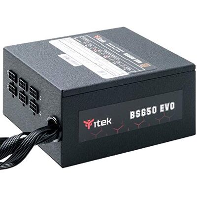 Itek Fuente de alimentación BS650 EVO 650 W ATX Ventilador 12 cm – Active PFC – 80plus Itek Fuente de alimentación BS650 EVO 650 W ATX Ventilador 12 cm – Active PFC – 80plus