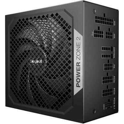be quiet! Power Zone 2 850W Fuente de alimentación, 80 Plus® Platinum, Cybenetics Platinum, refrigeración semipasiva, Ventilador Pure Wings 3, ATX 3.1, PCIe 5.1, Conector 12V-2x6, raíl de 12 V be quiet! Power Zone 2 850W Fuente de alimentación, 80 Plus® Platinum, Cybenetics Platinum, refrigeración semipasiva, Ventilador Pure Wings 3, ATX 3.1, PCIe 5.1, Conector 12V-2x6, raíl de 12 V
