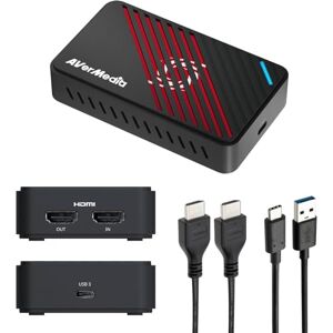 AVerMedia 4K HDMI Capture Card para Streaming, PS5, Xbox, Nintendo Switch, PC, USB 3.2 Game Capture Dispositivo para Twitch, OBS, Youtube, Discord, grabación de Baja latencia, GC553Pro Live Gamer AVerMedia 4K HDMI Capture Card para Streaming, PS5, Xbox, Nintendo Switch, PC, USB 3.2 Game Capture Dispositivo para Twitch, OBS, Youtube, Discord, grabación de Baja latencia, GC553Pro Live Gamer