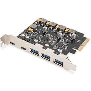 Digitus Scheda Pcie 2 UsB-C + 3 Usb A (pcie Card 2x UsB-C + 3x Usb A 5x Superspeed 10gbps) Digitus Scheda Pcie 2 UsB-C + 3 Usb A (pcie Card 2x UsB-C + 3x Usb A 5x Superspeed 10gbps)