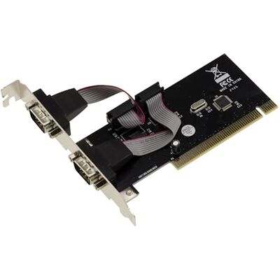KALEA-INFORMATIQUE Tarjeta controladora PCI Serie COM RS232 DB9 de 2 Puertos con chipset WCH CH351 KALEA-INFORMATIQUE Tarjeta controladora PCI Serie COM RS232 DB9 de 2 Puertos con chipset WCH CH351