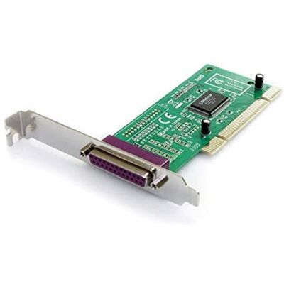StarTech .com PCI1PECP Tarjeta PCI de 1 Puerto Paralelo DB25 IEEE 1284 EPP ECP SPP BPP con Bracket de Perfil bajo, Negro StarTech .com PCI1PECP Tarjeta PCI de 1 Puerto Paralelo DB25 IEEE 1284 EPP ECP SPP BPP con Bracket de Perfil bajo, Negro