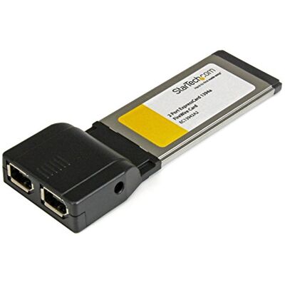 StarTech .com EC13942A2 Adaptador Tarjeta FireWire 400 de 2 Puertos ExpressCard/34 mm (2 x FireWire 6-Pin Hembra) StarTech .com EC13942A2 Adaptador Tarjeta FireWire 400 de 2 Puertos ExpressCard/34 mm (2 x FireWire 6-Pin Hembra)