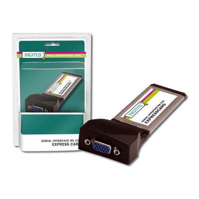 Digitus RS 232 ExpressCard Tarjeta PCMCIA (ExpressCard, 0.4 Mbit/s) Digitus RS 232 ExpressCard Tarjeta PCMCIA (ExpressCard, 0.4 Mbit/s)