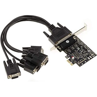 Kalea-Informatique Tarjeta PCIe RS232 4 Puertos - Full Duplex, Win/Linux/Mac Kalea-Informatique Tarjeta PCIe RS232 4 Puertos - Full Duplex, Win/Linux/Mac