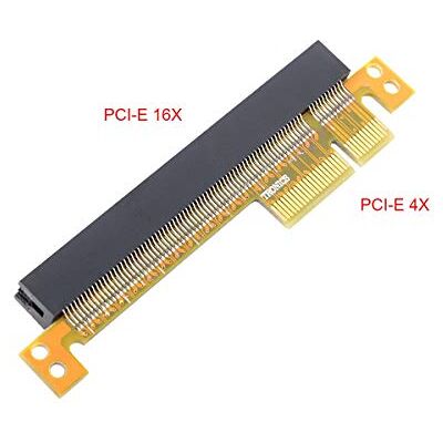 chenyang Adaptador Riser PCI-E Express de 4x a 16x para PCIE chenyang Adaptador Riser PCI-E Express de 4x a 16x para PCIE