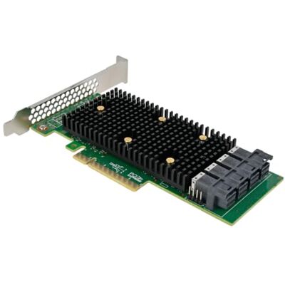 Silverstone ECS08, Tarjeta HBA PCIe Tri-Mode SAS/SATA/NVMe 9400-16i, SST-ECS08 Silverstone ECS08, Tarjeta HBA PCIe Tri-Mode SAS/SATA/NVMe 9400-16i, SST-ECS08