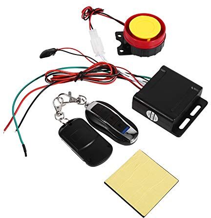 KEENSO Alarmas para Motos,Alarma Moto con Mando, Sistema de Alarma Antirrobo Alarma,125db para Motocicletas de 12V