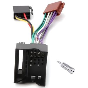 sound-way Adaptador de Radio ISO para Coche Conector arnés Cable de estéreo y Antena Compatible con Ford sound-way Adaptador de Radio ISO para Coche Conector arnés Cable de estéreo y Antena Compatible con Ford