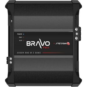 Stetsom Bravo Full 2000 Amplificador mono de coche de 2 ohmios, 2000.1 2K vatios RMS, audio estable de 2Ω para coche, calidad de sonido HD, crossover y aumento de graves, altavoz estéreo para coche Stetsom Bravo Full 2000 Amplificador mono de coche de 2 ohmios, 2000.1 2K vatios RMS, audio estable de 2Ω para coche, calidad de sonido HD, crossover y aumento de graves, altavoz estéreo para coche