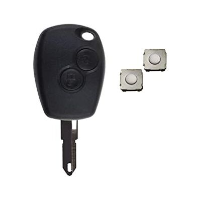1neiSmartech Kit Shell Shell Blade y 2 Botones compatibles con Dacia Duster Express Logan Sandero Cover Shell para Mando a Distancia + microbotones 1neiSmartech Kit Shell Shell Blade y 2 Botones compatibles con Dacia Duster Express Logan Sandero Cover Shell para Mando a Distancia + microbotones