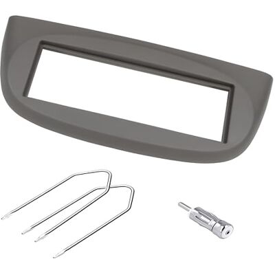 sound-way Kit Montaje Autoradio, Marco 1 DIN Radio para Coche, Llaves de Desmontaje, Adaptador Antena, Compatible con Renault Clio sound-way Kit Montaje Autoradio, Marco 1 DIN Radio para Coche, Llaves de Desmontaje, Adaptador Antena, Compatible con Renault Clio