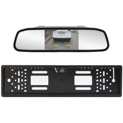 PNI Sistema de estacionamiento inalámbrico Escort P25 con Pantalla LCD de 4,3 Pulgadas integrada en el Espejo retrovisor y cámara integrada en el Soporte de la matrícula. PNI Sistema de estacionamiento inalámbrico Escort P25 con Pantalla LCD de 4,3 Pulgadas integrada en el Espejo retrovisor y cámara integrada en el Soporte de la matrícula.