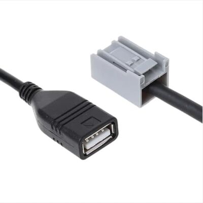 Unique Adaptador de Cable USB Auxiliar Compatible con Honda Civic Jazz CR-V Accord CR-Z Odyssey Unique Adaptador de Cable USB Auxiliar Compatible con Honda Civic Jazz CR-V Accord CR-Z Odyssey