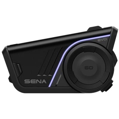 Sena 60S EVO Auricular de Comunicación Bluetooth para Motocicleta con Sonido por Bose, Mesh & Wave Intercom, Impermeable IPX7, Kits de Doble Abrazadera, Comando de Voz & Cancelación de Ruido Sena 60S EVO Auricular de Comunicación Bluetooth para Motocicleta con Sonido por Bose, Mesh & Wave Intercom, Impermeable IPX7, Kits de Doble Abrazadera, Comando de Voz & Cancelación de Ruido