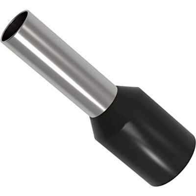 AUPROTEC Manguitos Extremos de Cable 0,34-50 mm² Terminales Tipo Pin Aislado 10-1000 Piezas selección: (50 Piezas, 6.0 mm² Negro) AUPROTEC Manguitos Extremos de Cable 0,34-50 mm² Terminales Tipo Pin Aislado 10-1000 Piezas selección: (50 Piezas, 6.0 mm² Negro)