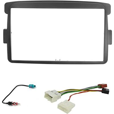 sound-way Sound Way Kit de Montaje 2 DIN Marco para Radio con Adaptador, ISO Cable Conector, Adaptador de Antena, Compatible con Nissan, Renault, Dacia Lada sound-way Sound Way Kit de Montaje 2 DIN Marco para Radio con Adaptador, ISO Cable Conector, Adaptador de Antena, Compatible con Nissan, Renault, Dacia Lada