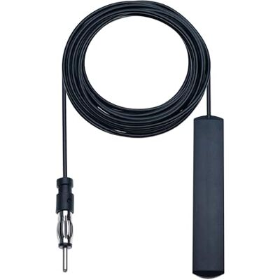 Keple Antena Coche de Radio FM AM para Automóvil Extra Larga 5M Montaje Interior Universal Audio Estéreo Amplificado Oculto Parche de Adhesivo en el Parabrisas para Vehículo Auto SUV Camión ANT-309 5 Metros Keple Antena Coche de Radio FM AM para Automóvil Extra Larga 5M Montaje Interior Universal Audio Estéreo Amplificado Oculto Parche de Adhesivo en el Parabrisas para Vehículo Auto SUV Camión ANT-309 5 Metros