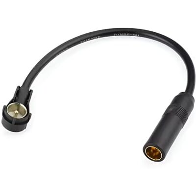sound-way Adaptador de antena para radio de vehículo, conector, extensión ISO DIN sound-way Adaptador de antena para radio de vehículo, conector, extensión ISO DIN