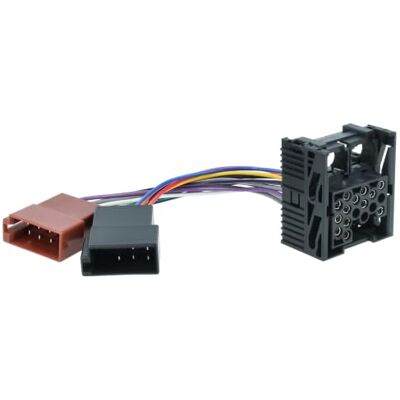 vhbw Adaptador ISO compatible con Land Rover Defender 2 desde 04/2001 radio del coche vhbw Adaptador ISO compatible con Land Rover Defender 2 desde 04/2001 radio del coche