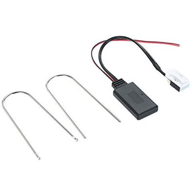 Unique Adaptador Bluetooth de 12 pines para Peugeot 207 307 407 308 Citroën C2 C3 Radio estéreo inalámbrico Aux in Unique Adaptador Bluetooth de 12 pines para Peugeot 207 307 407 308 Citroën C2 C3 Radio estéreo inalámbrico Aux in