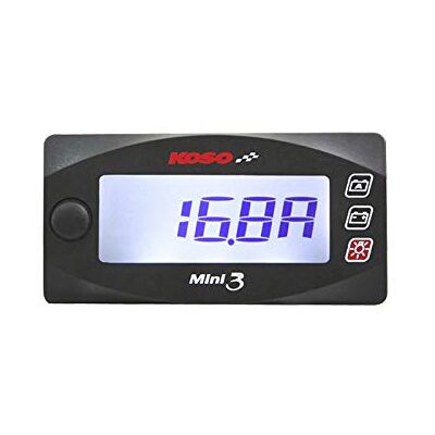 KOSO Herramienta Mini 3, voltímetro 6,0-19,9 V/amperímetro 0-30 A. KOSO Herramienta Mini 3, voltímetro 6,0-19,9 V/amperímetro 0-30 A.