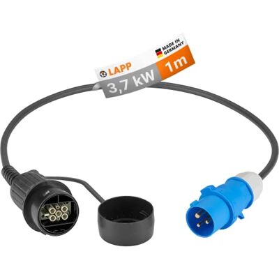 Lapp Mobility Adaptador de Carga CEE Universal / 3,7 kW / 16 A / 1 Fase/para estación de Carga Universal Lapp Mobility Adaptador de Carga CEE Universal / 3,7 kW / 16 A / 1 Fase/para estación de Carga Universal
