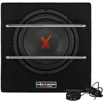 Excalibur X801BA Subwoofer Coche Activo 8" 20cm Caja Bass Reflex con Amplificador Integrado Potencia MAX Compacto Audio Automóvil Bombo Graves Maletero Instalación Fácil Negro Excalibur X801BA Subwoofer Coche Activo 8" 20cm Caja Bass Reflex con Amplificador Integrado Potencia MAX Compacto Audio Automóvil Bombo Graves Maletero Instalación Fácil Negro