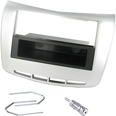 sound-way Kit Montaje Autoradio, Marco 1 DIN/2 DIN Radio para Coche, Caja de Almacenamiento, Llaves de Desmontaje, Adaptador Antena, Compatible con Lancia Delta, Negro sound-way Kit Montaje Autoradio, Marco 1 DIN/2 DIN Radio para Coche, Caja de Almacenamiento, Llaves de Desmontaje, Adaptador Antena, Compatible con Lancia Delta, Negro