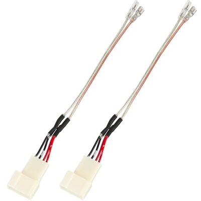RED WOLF Car Front Dash Tweeter Speaker Wiring Harness for 2008-2022 Toyota RAV4 Camry 4Runner Highlander Scion, 2010- Subaru Forester Factory Speaker Replacement Adapter Connector Non JBL System RED WOLF Car Front Dash Tweeter Speaker Wiring Harness for 2008-2022 Toyota RAV4 Camry 4Runner Highlander Scion, 2010- Subaru Forester Factory Speaker Replacement Adapter Connector Non JBL System