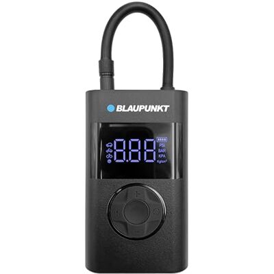 Blaupunkt TPM 124, Compresor de Aire portátil para llenar y controlar la presión de neumáticos de Coche, Bicicleta, Moto, balones y Otros artículos inflables, batería de Ion de Litio de 4.000 mAh Blaupunkt TPM 124, Compresor de Aire portátil para llenar y controlar la presión de neumáticos de Coche, Bicicleta, Moto, balones y Otros artículos inflables, batería de Ion de Litio de 4.000 mAh