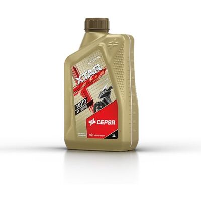 CEPSA XTAR Moto 4T 10W40 (1L) Lubricante multigrado Semi-sintético para Motos de 4T CEPSA XTAR Moto 4T 10W40 (1L) Lubricante multigrado Semi-sintético para Motos de 4T